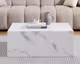 SalesFever »Aston« Couchtisch Marmoroptik weiß