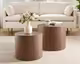 SalesFever »Ava« Couchtisch 2er Set walnuss