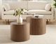 SalesFever »Ava« Couchtisch 2er Set walnuss