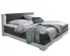 SalesFever »Brooklyn« Boxspringbett grau/weiß
