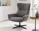 SalesFever »Candida« Drehsessel grau
