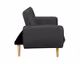 SalesFever »Clik Clak« Klappsofa dunkelgrau