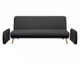 SalesFever »Clik Clak« Klappsofa dunkelgrau