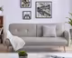 SalesFever »Clik Clak« Klappsofa hellgrau