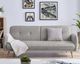 SalesFever »Clik Clak« Klappsofa hellgrau