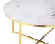 SalesFever »Daisy« Couchtisch Weiß/Gold