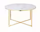 SalesFever »Daisy« Couchtisch Weiß/Gold