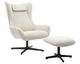 SalesFever »Daphne« Sessel mit Hocker drehbar beige