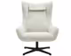 SalesFever »Daphne« Sessel mit Hocker drehbar beige