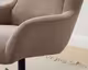 SalesFever »Daphne« Sessel mit Hocker drehbar braun