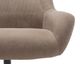 SalesFever »Daphne« Sessel mit Hocker drehbar braun