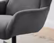 SalesFever »Daphne« Sessel mit Hocker drehbar grau