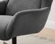 SalesFever »Daphne« Sessel mit Hocker drehbar grau