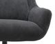 SalesFever »Daphne« Sessel mit Hocker drehbar grau