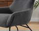 SalesFever »Eloise« Sessel mit Hocker anthrazit