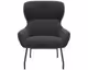 SalesFever »Eloise« Sessel mit Hocker anthrazit