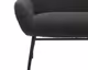 SalesFever »Eloise« Sessel mit Hocker anthrazit