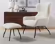 SalesFever »Eloise« Sessel mit Hocker beige