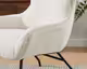 SalesFever »Eloise« Sessel mit Hocker beige