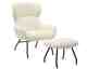 SalesFever »Eloise« Sessel mit Hocker beige