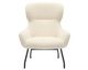 SalesFever »Eloise« Sessel mit Hocker beige