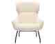 SalesFever »Eloise« Sessel mit Hocker beige
