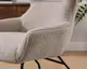 SalesFever »Eloise« Sessel mit Hocker taupe