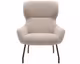 SalesFever »Eloise« Sessel mit Hocker taupe