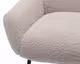 SalesFever »Eloise« Sessel mit Hocker taupe