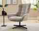 SalesFever »Evangeline« Drehsessel hellgrau