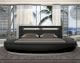 SalesFever »Fady« Rundbett schwarz mit LED