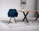 SalesFever »Fiona« Polsterstuhl mit Drehfunktion blau