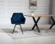 SalesFever »Fiona« Polsterstuhl mit Drehfunktion blau