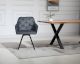SalesFever »Fiona« Polsterstuhl mit Drehfunktion grau