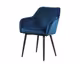SalesFever »Freja« Armlehnstuhl Samt blau