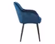 SalesFever »Freja« Armlehnstuhl Samt blau