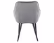SalesFever »Freja« Armlehnstuhl Samt grau