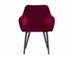 SalesFever »Freja« Armlehnstuhl Samt rot
