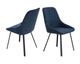 SalesFever »George« Stuhl 2er-Set dunkelblau