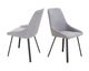 SalesFever »George« Stuhl 2er-Set grau
