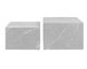 SalesFever »Harlow« Couchtisch 2er-Set Marmoroptik grau
