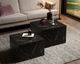 SalesFever »Harlow« Couchtisch 2er-Set Marmoroptik schwarz