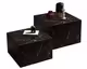 SalesFever »Harlow« Couchtisch 2er-Set Marmoroptik schwarz