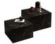 SalesFever »Harlow« Couchtisch 2er-Set Marmoroptik schwarz