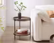 SalesFever »Ivy« Beistelltisch walnuss