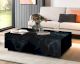SalesFever »Jacey« Couchtisch Marmoroptik schwarz
