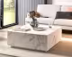SalesFever »Jaxon« Couchtisch Marmoroptik weiß