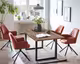 SalesFever »Layne-Sheffield« Esszimmergruppe Akazie cognac