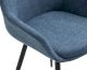 SalesFever »Leo« Armlehnstuhl 2er-Set dunkelblau