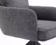 SalesFever »Linus« Armlehnstuhl mit Drehfunktion anthrazit